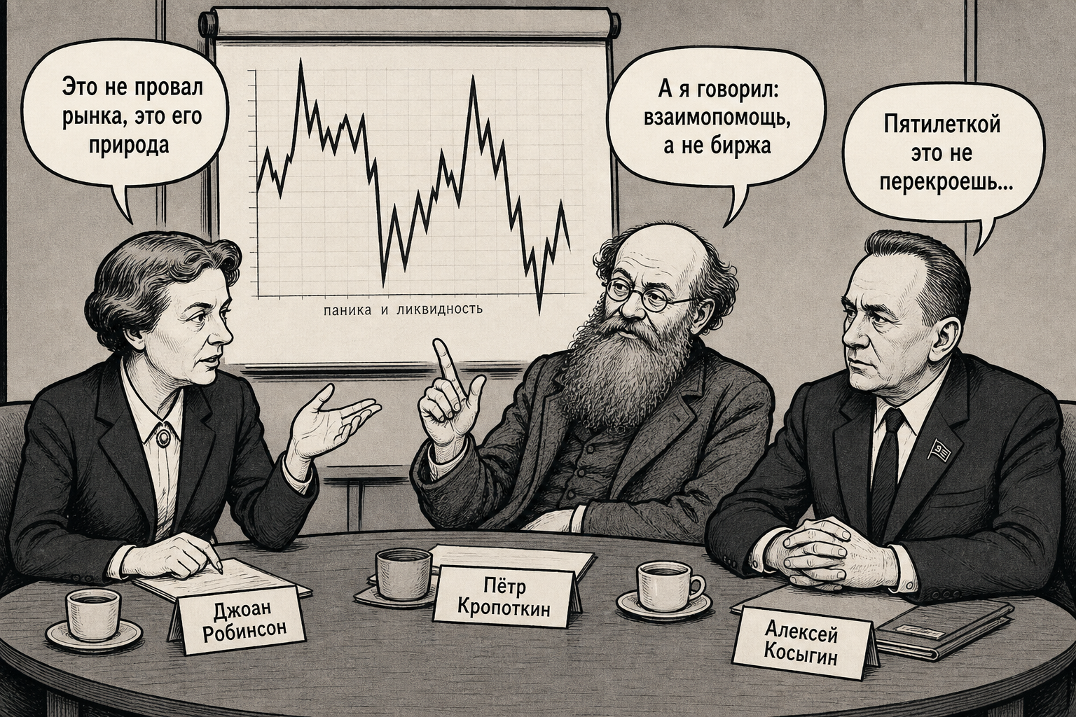 Три мыслителя и один рынок